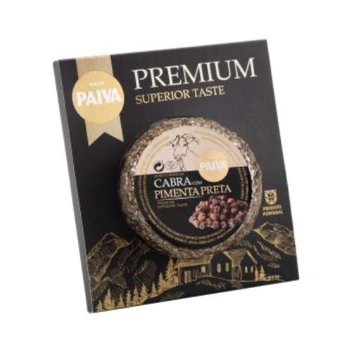 Queijo Cabra Pimenta Preta Paiva Premium 