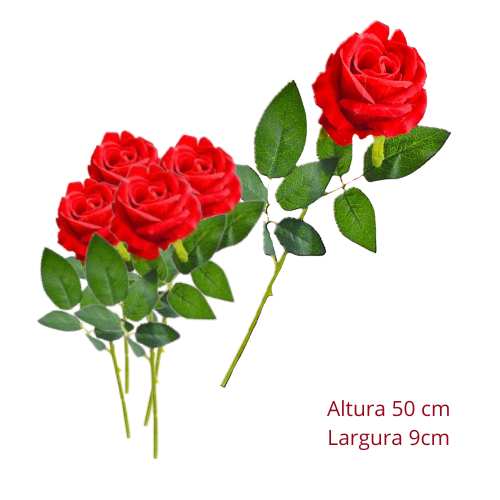 Rosa Vermelha 9x50cm
