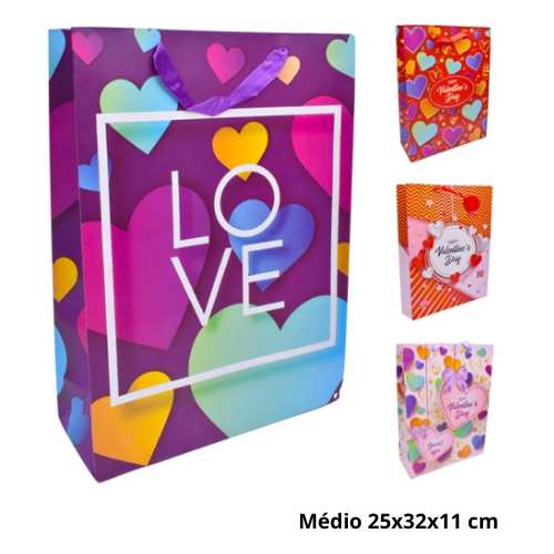 Sacos Love Médio 25x32x11